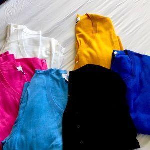 Old Navy L/S Cardigan, XL, multiple colors. Gently worn, $12/ea